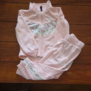 Nike Kids Light Pink Pajama Set